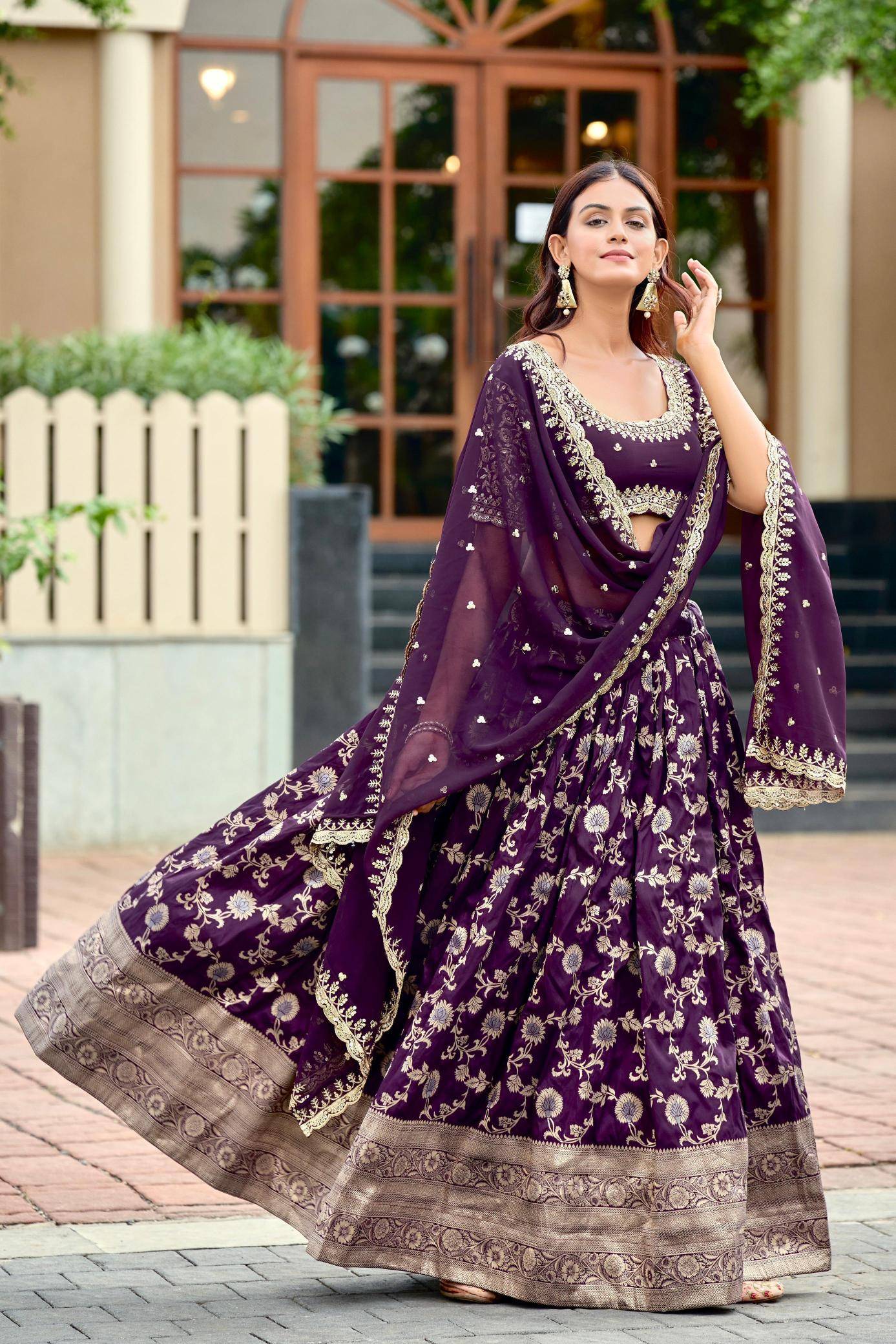 PRESENTING NEW ALC 168 silk Lehenga choli for wedding wholesale